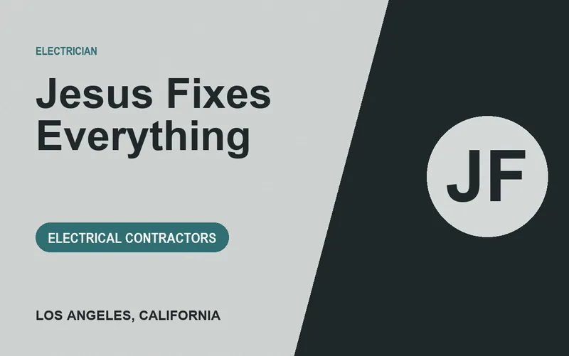 Jesus Fixes Everything in Los Angeles, California