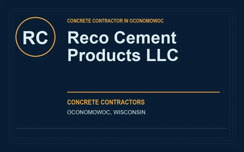 Reco Cement Products LLC in Oconomowoc, Wisconsin