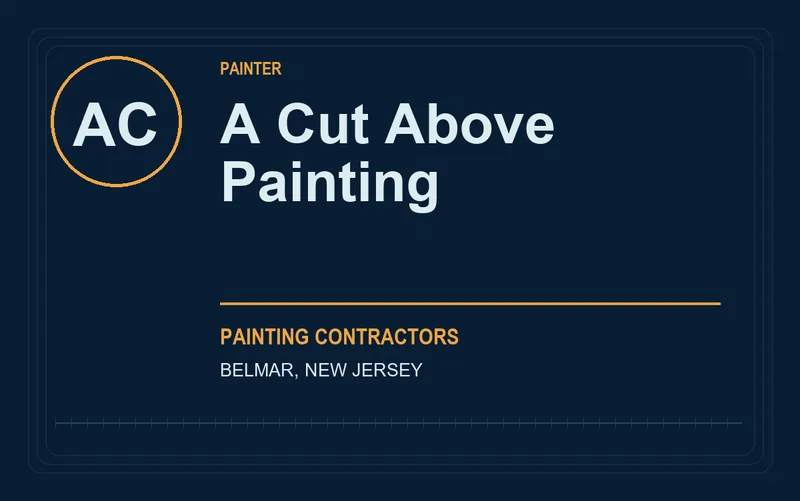 A Cut Above Painting in Belmar, New Jersey