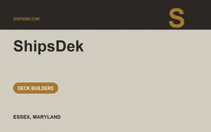 ShipsDek in Essex, Maryland
