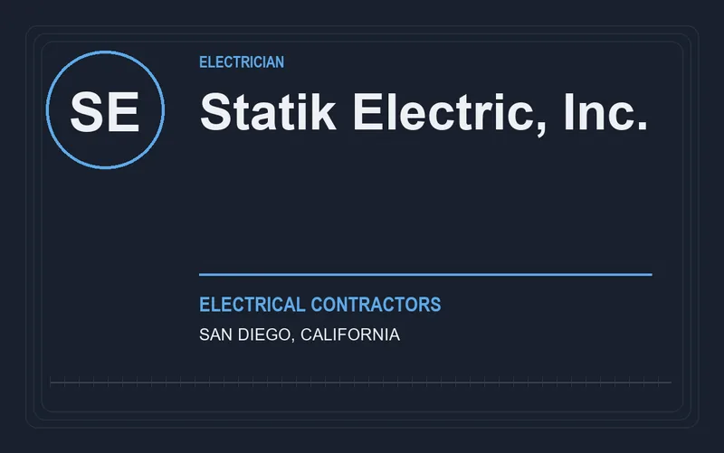 Statik Electric, Inc. in San Diego, California