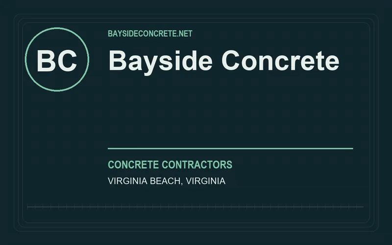 Bayside Concrete in Virginia Beach, Virginia
