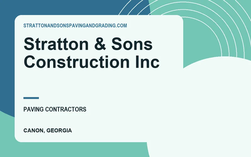 Stratton & Sons Construction Inc in Canon, Georgia