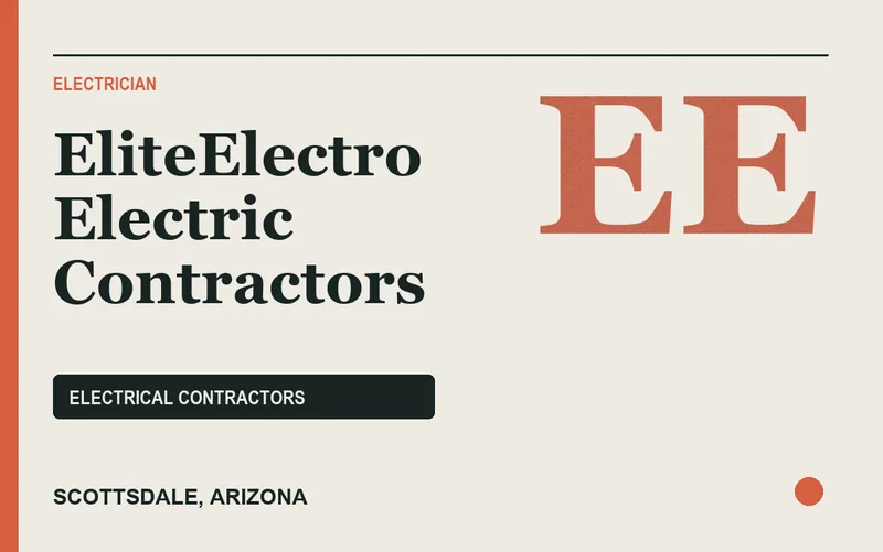 EliteElectro Electric Contractors in Scottsdale, Arizona