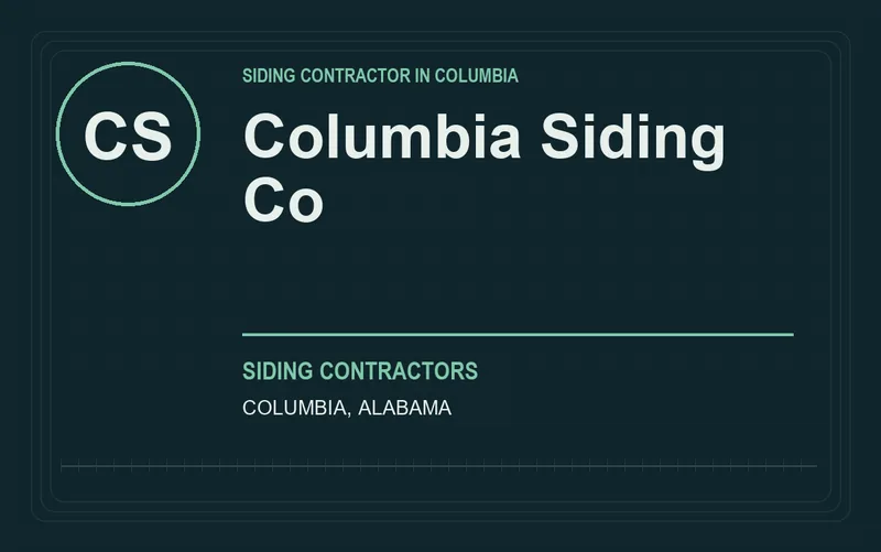 Columbia Siding Co in Columbia, Alabama