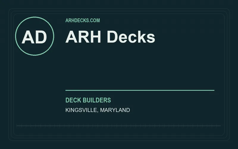 ARH Decks in Kingsville, Maryland