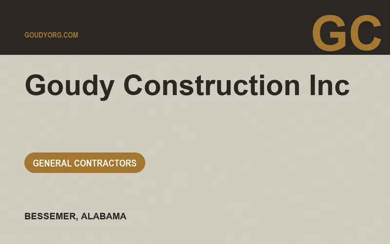Goudy Construction Inc in Bessemer, Alabama