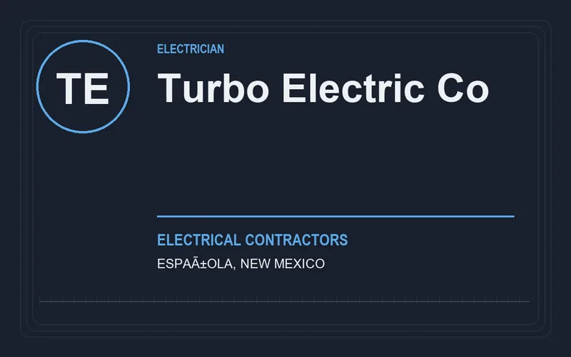 Turbo Electric Co in EspaÃ±ola, New Mexico