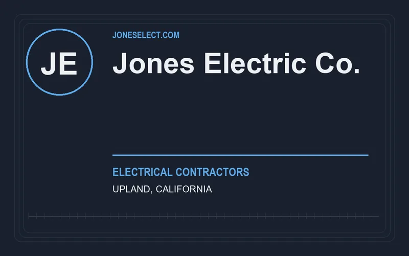 Jones Electric Co. in Upland, California