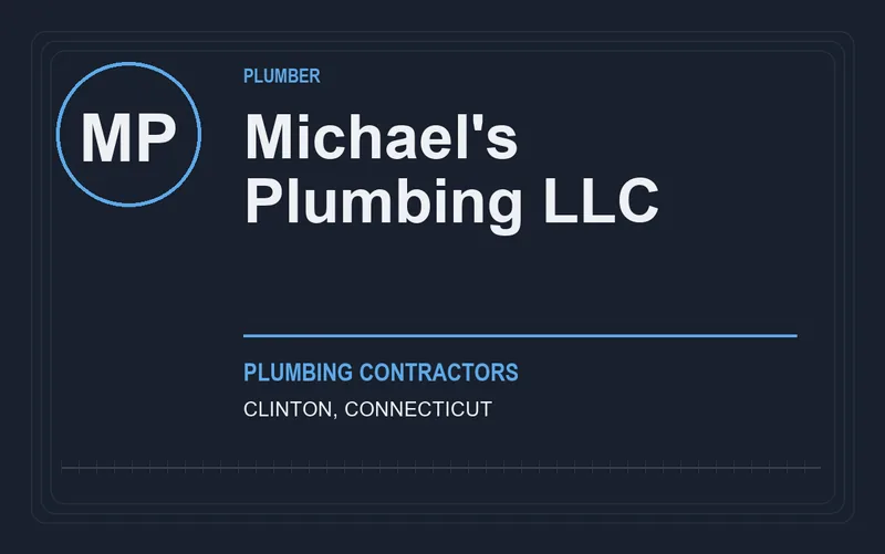 Michael's Plumbing LLC in Clinton, Connecticut