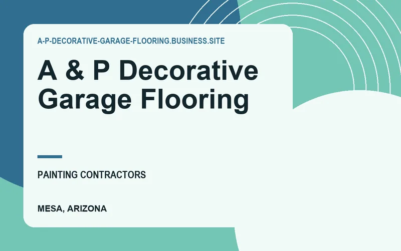 A & P Decorative Garage Flooring in Mesa, Arizona