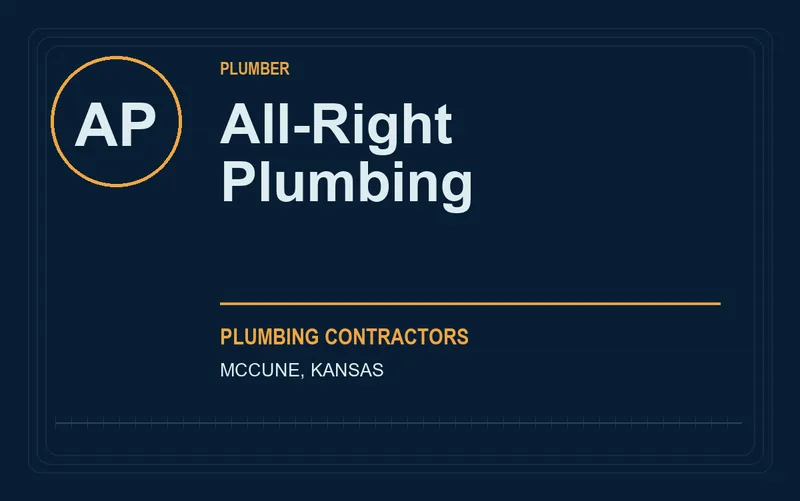 All-Right Plumbing in McCune, Kansas
