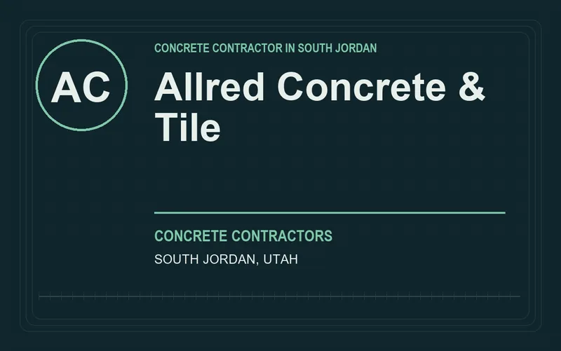 Allred Concrete & Tile in South Jordan, Utah