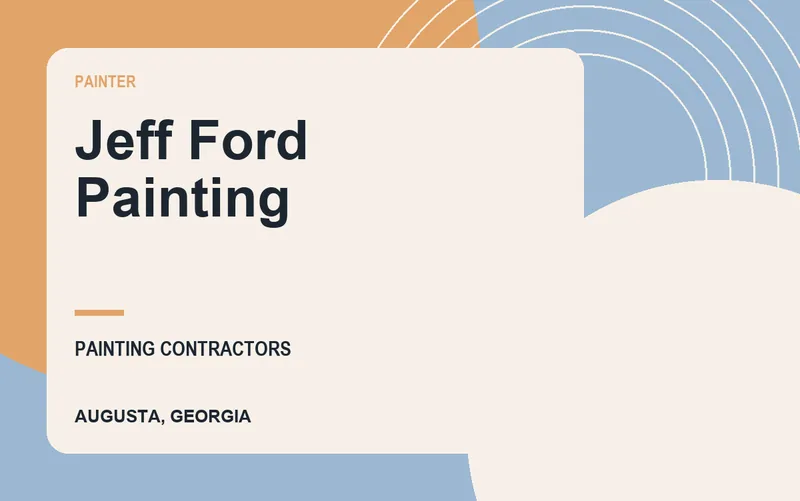 Jeff Ford Painting in Augusta, Georgia
