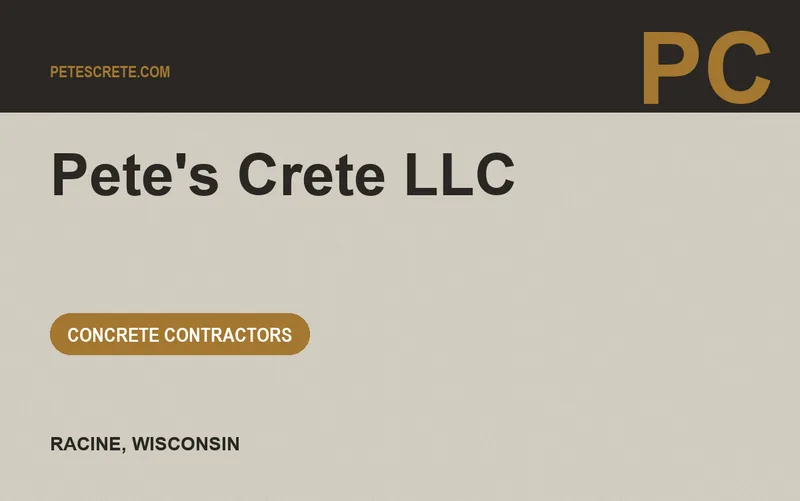 Pete's Crete LLC in Racine, Wisconsin