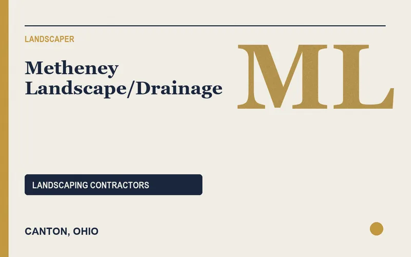 Metheney Landscape/Drainage in Canton, Ohio