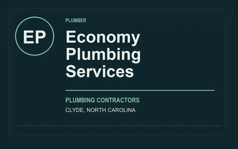 Economy Plumbing Services in Clyde, North Carolina