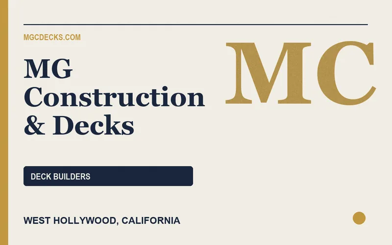 MG Construction & Decks in West Hollywood, California