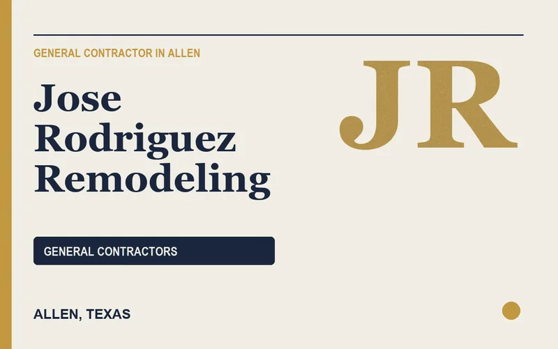 Jose Rodriguez Remodeling in Allen, Texas