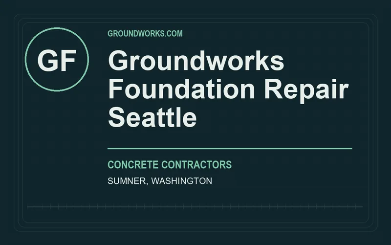 Groundworks Foundation Repair Seattle in Sumner, Washington