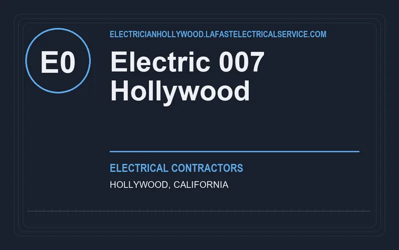 Electric 007 Hollywood in Hollywood, California