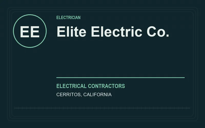 Elite Electric Co. in Cerritos, California