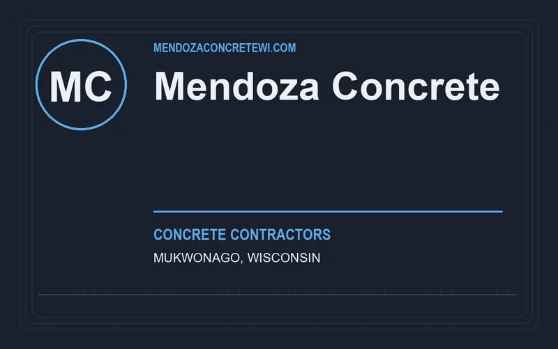 Mendoza Concrete in Mukwonago, Wisconsin
