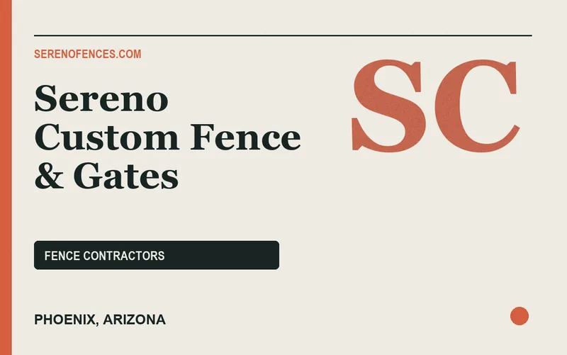 Sereno Custom Fence & Gates in Phoenix, Arizona
