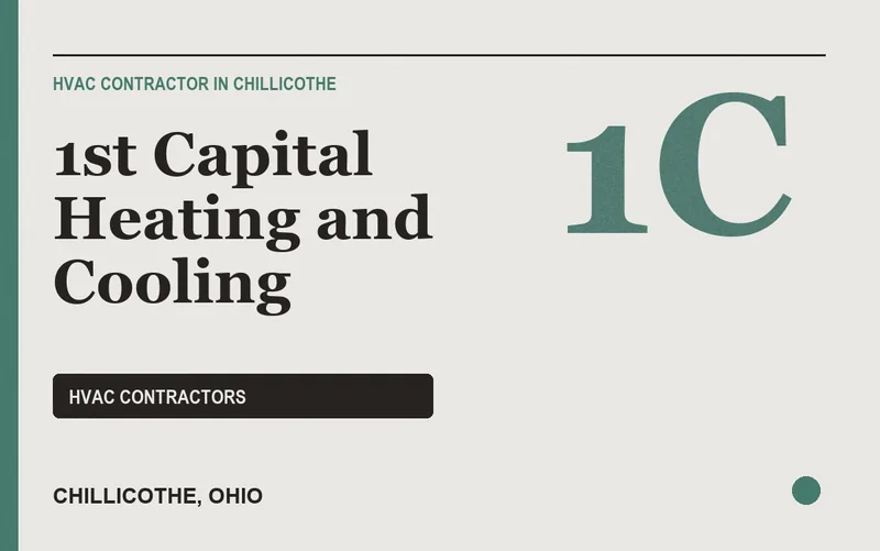 1st Capital Heating and Cooling in Chillicothe, Ohio