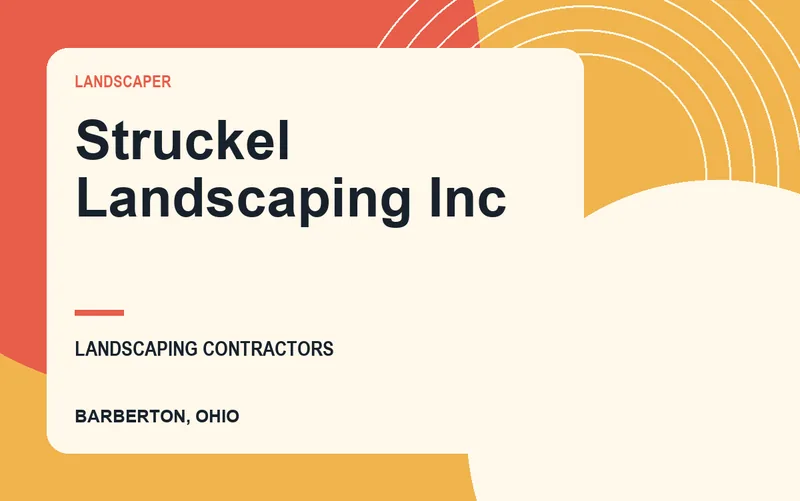 Struckel Landscaping Inc in Barberton, Ohio