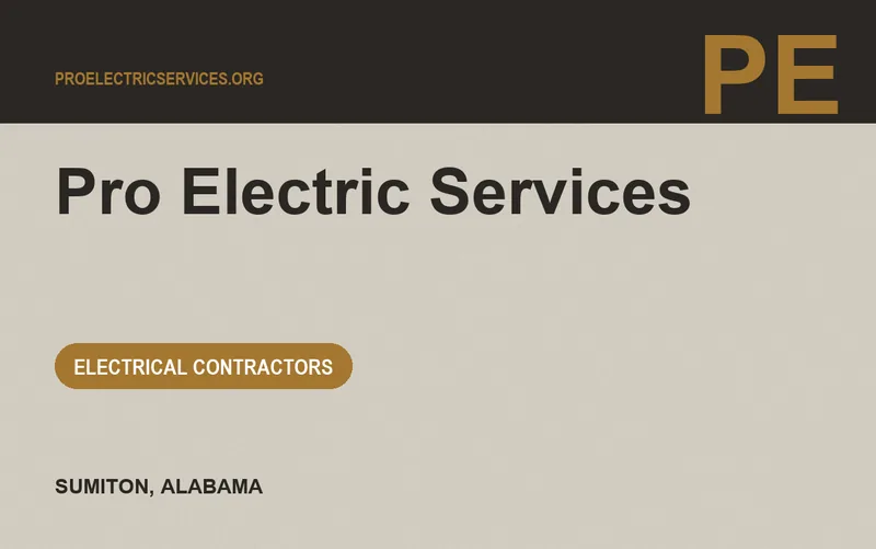 Pro Electric Services in Sumiton, Alabama