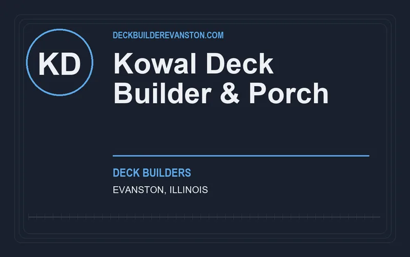 Kowal Deck Builder & Porch in Evanston, Illinois