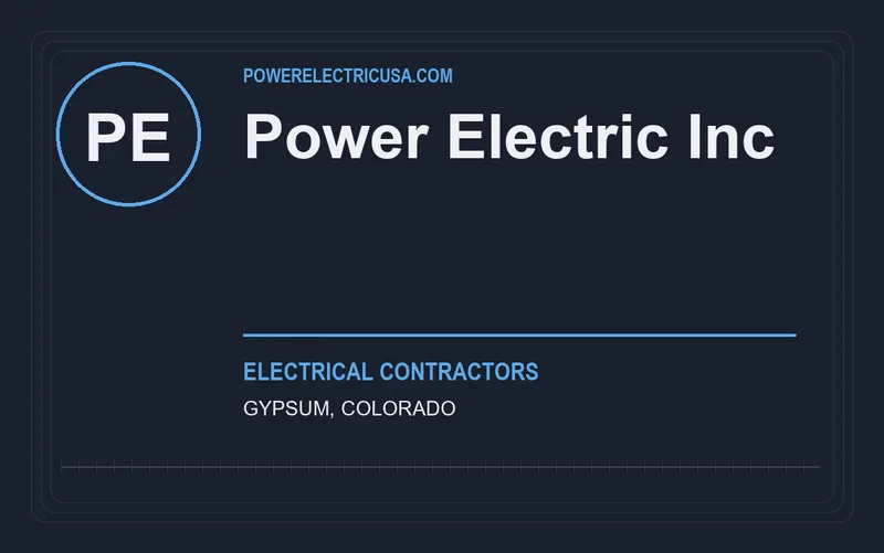 Power Electric Inc in Gypsum, Colorado