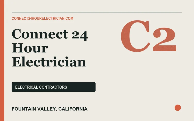 Connect 24 Hour Electrician in Fountain Valley, California
