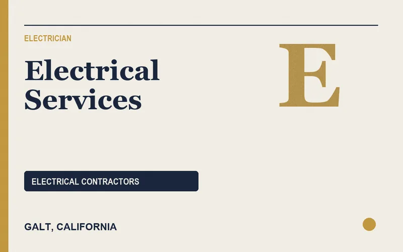 Electrical Services in Galt, California