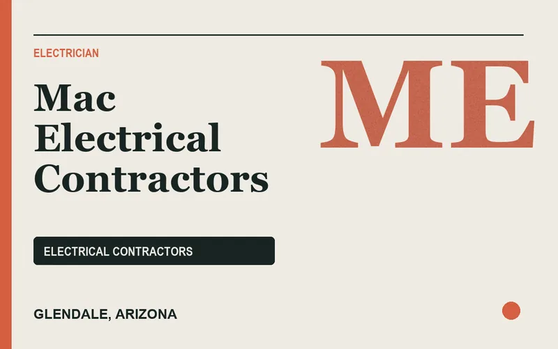 Mac Electrical Contractors in Glendale, Arizona