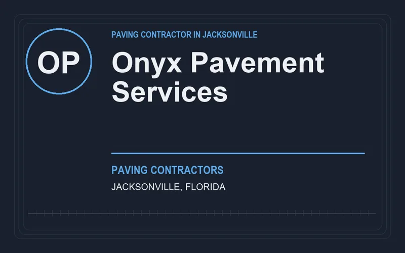 Onyx Pavement Services in Jacksonville, Florida