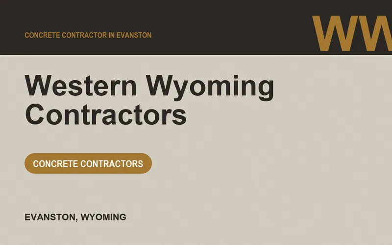 Western Wyoming Contractors in Evanston, Wyoming