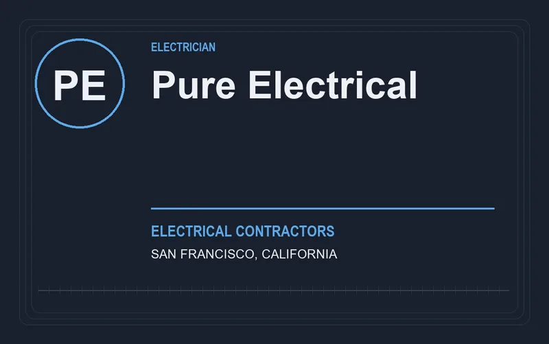 Pure Electrical in San Francisco, California