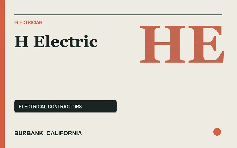H Electric in Burbank, California