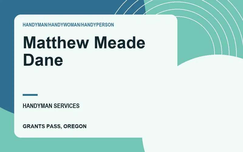 Matthew Meade Dane in Grants Pass, Oregon