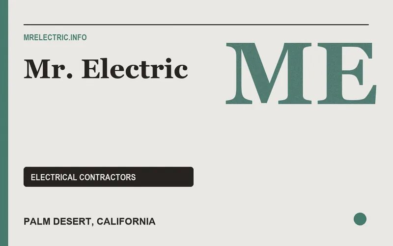 Mr. Electric in Palm Desert, California