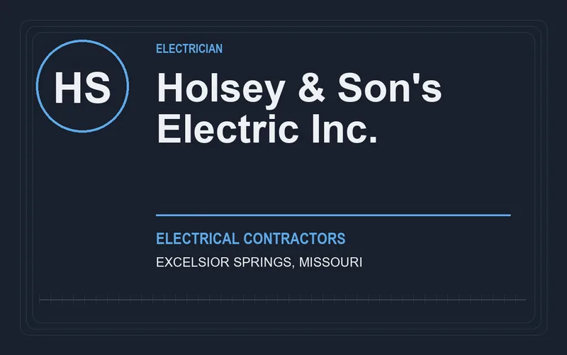 Holsey & Son's Electric Inc. in Excelsior Springs, Missouri