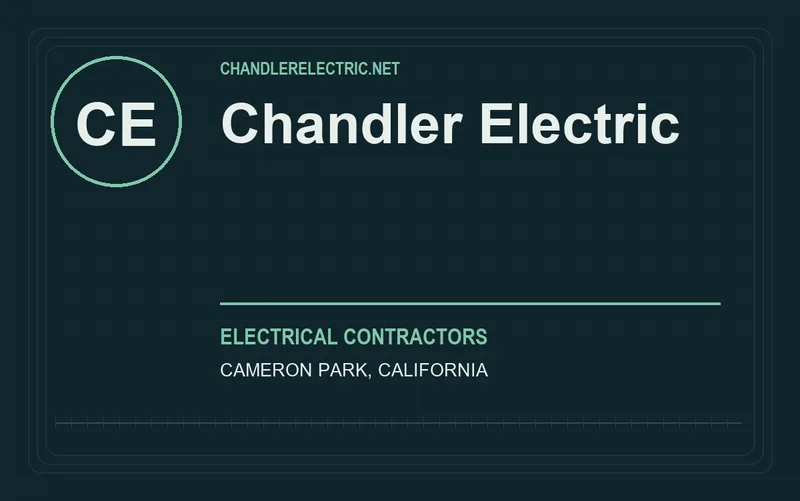 Chandler Electric in Cameron Park, California