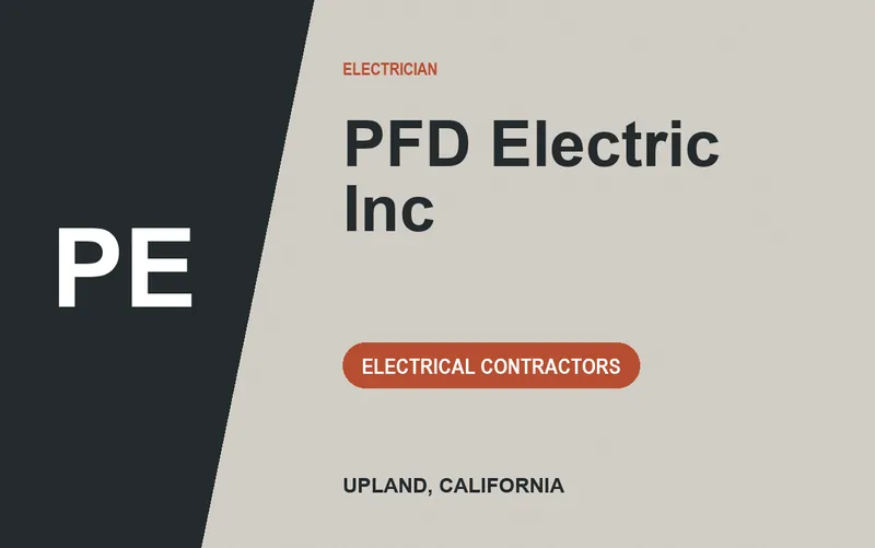 PFD Electric Inc in Upland, California