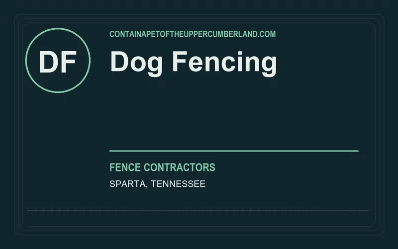 Dog Fencing in Sparta, Tennessee