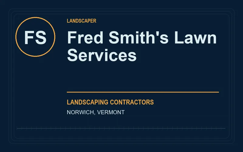 Fred Smith's Lawn Services in Norwich, Vermont