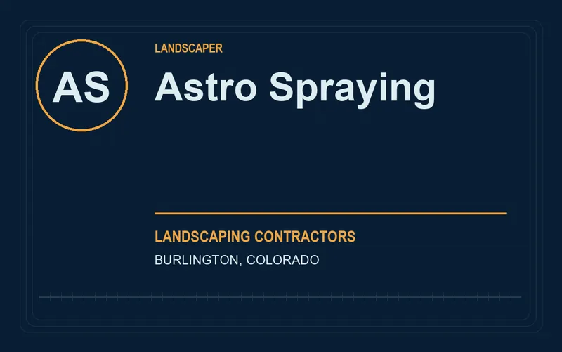 Astro Spraying in Burlington, Colorado