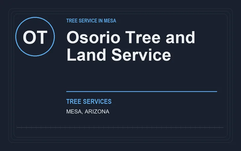 Osorio Tree and Land Service in Mesa, Arizona