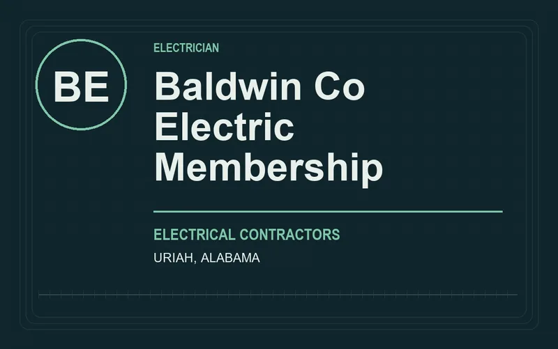Baldwin Co Electric Membership in Uriah, Alabama